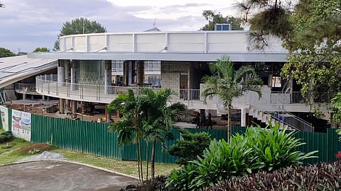 THE unfinished clubhouse of Valley Golf and Country Club is at the center of controversy gripping the 68-year-old facility.