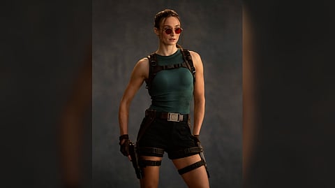 SOPHIE Turner as Lara Croft. 