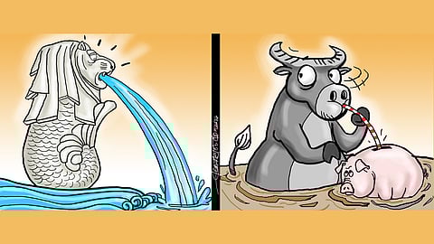 Model vs bad example