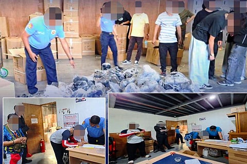 The Philippine National Police (PNP) confiscated nearly P197 million worth of counterfeit footwear and related items from warehouses in Brgy. Inaon, Pulilan, Bulacan.