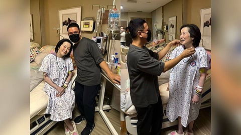 HAIRSTYLIST Jonathan Velasco shares video of Aquino’s fresh haircut as she recovers from a medical procedure.