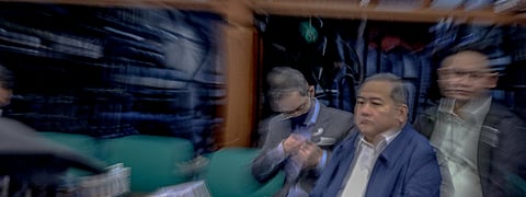 The Senate Blue Ribbon Committee, headed by Senate President pro tempore Panfilo Lacson, resumes its probe into alleged anomalies in flood control projects on Monday, 19 January 2026, in Pasay City.

The hearing includes discussions titled “Flooded Gates of Corruption,” “Flooded Gates of Hell,” and “The Philippines Under Water.” Five new witnesses appeared in the first Blue Ribbon Committee hearing of the year, including three masked individuals. | Aram Lascano