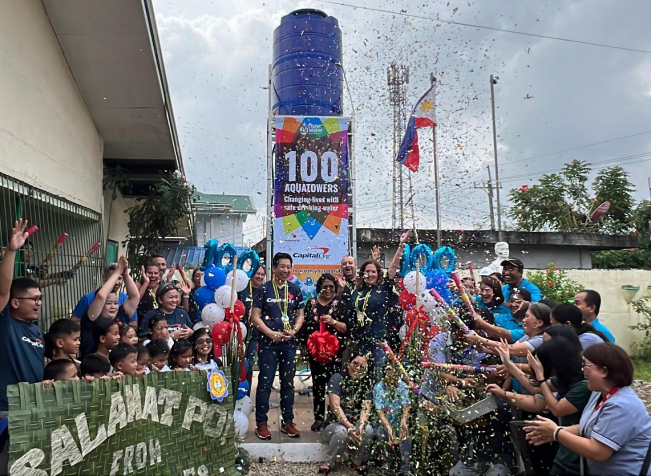 Capital One Philippines expands community programs on water, hunger, and jobs