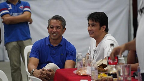 DILG Secretary Jonvic Remulla and former Senator Ramon Bong Revilla, Jr. 