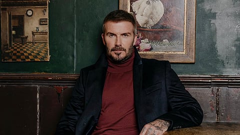 English former professional footballer David Beckham. 