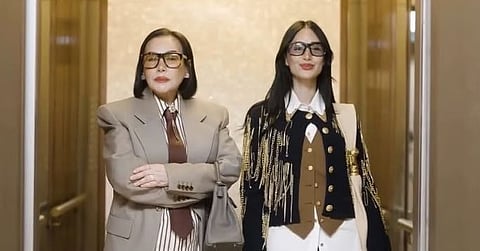 HEART Evangelista with her mother.