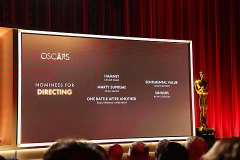 The nominees for Directing during the 98th Academy Awards nominations announcement at the Samuel Goldwyn Theater in Beverly Hills, California, on January 22, 2026


