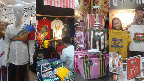 ‘SINAG’ Barong, hand-painted shirts, modern bayong made of recycled nylon, personalized shirts.