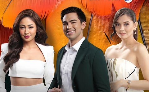 Elle Villanueva, Derrick Monasterio and Ashley Ortega. 