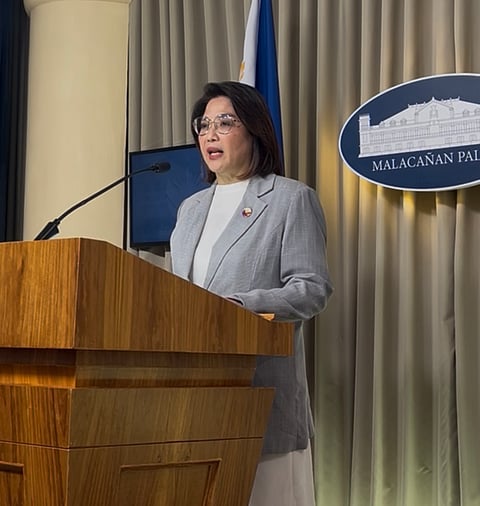 Palace press briefer, PCO Undersecretary Claire Castro