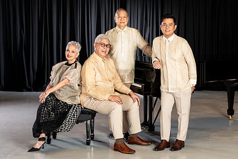 CELESTE Legaspi, Maestro Ryan Cayabyab, Basil Valdez and Ogie Alcasid.