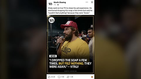 Worth Sharing page and its ‘vital’ Vitaly post that went viral or backfired for the Russian.