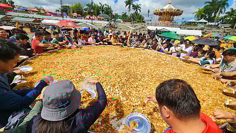 A LARGE bilao-like vessel measuring 16 feet in diameter to hold the pansi Cabagan.