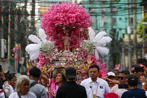 Catholics gather for Grand Santo Niño procession