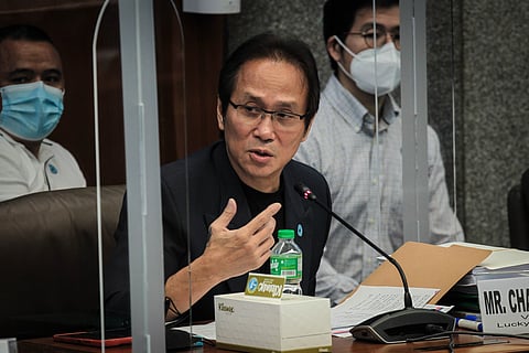 POLICE personnel sinusuri ang mga lead habang nagpapatuloy ang paghahanap kay negosyanteng Atong Ang