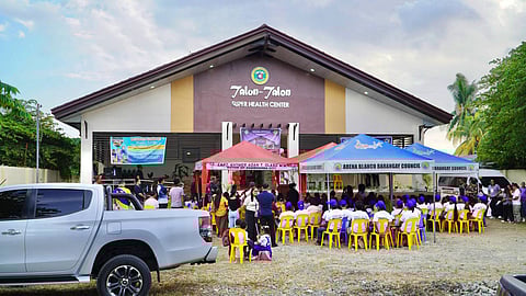 TALON-TALON Super Health Center is now operational and is expected to serve Talon-Talon residents and patients from neighboring barangays including the island communities. 