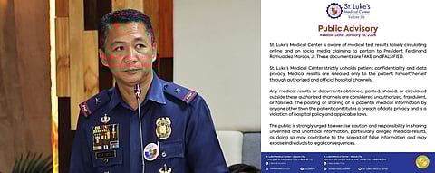 PNP chief says falsified medical record was manufactured to mislead the public.