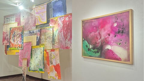 THE collaborative exhibition A Dash, A Colon at Instituto Cervantes features works by Brisa Amir and Cristina Gamón