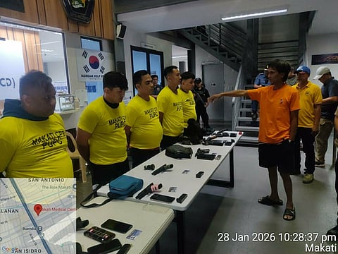 SIX MPD cops were arrested following a robbery inside a hotel.