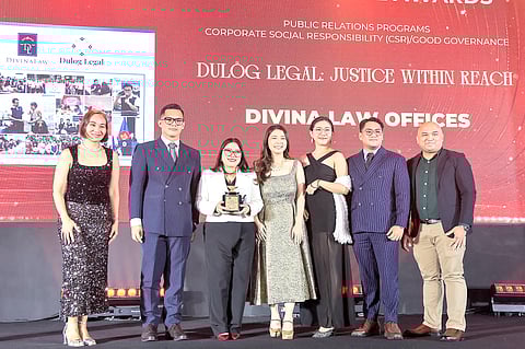 DULOG Legal brings justice within reach by providing free legal aid to underserved communities, earning DivinaLaw an Anvil Award for CSR.