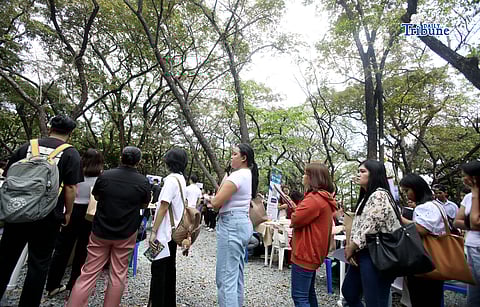 (January 30 2026)  Jobseekers flocked to the first Pasig mega Job Fair held at Maybunga Rainforest Park, Pasig City, on Friday January 30 2026. Photo/Analy Labor
