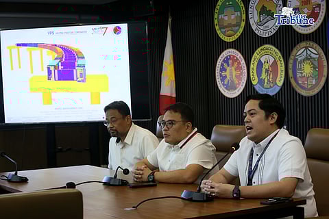 (January 30 2026)  MMDA Chairman Atty. Don Artes hold a press conference along with DOTr, and MRT officials , regarding the installation of MRT-7 Turnback Steel Box Girder along North EDSA to West Avenue which will start on February to April 2026,  held at MMDA head office, Pasig City, on Friday January 30 2026. Photo/Analy Labor