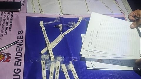 Drug suspect arrested at Paoay checkpoint, shabu and paraphernalia seized