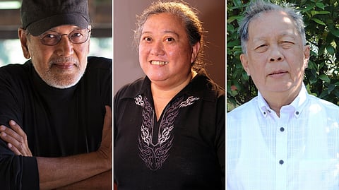 BENEDICTO Cabrera, Agnes Locsin and Resil Mojares