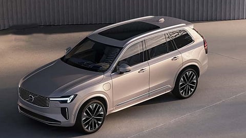 THE Volvo XC90 plug-in hybrid shows its seven-seat layout and restrained Scandinavian design.