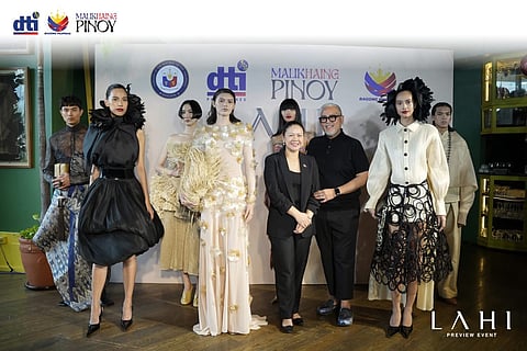 LAHI, a celebration of Filipino creativity and heritage, featured the works of remarkable designer Rajo Laurel (7th from left) on 30 January in Bangkok, Thailand. The Department of Trade and Industry said that as the Philippines takes the helm of ASEAN this year, the creative sector has become a vital pillar of the national and regional economic agenda. 