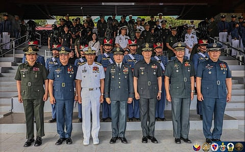 THE Philippine Military Academy held rites for senior officers set to retire from the AFP and PNP.