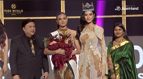 Miss Quezon City and reigning Miss World Opal Suchata 