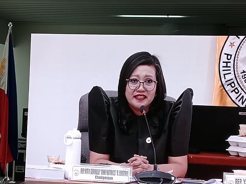 Batangas Rep. and House Justice Committee chair Gerville "Jinky Britics" Luistro presides the 3rd day of the PBBM impeachment at House of Rep. Photo for Daily TRIBUNE Alvin Murcia