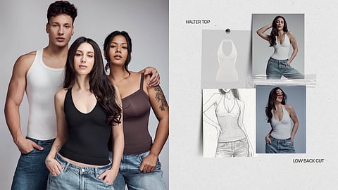 This Hugging Halter Top is a game-changer. Whether you're heading out for the evening or running errands, its comfortable waist embrace makes it ideal for layering or wearing alone.