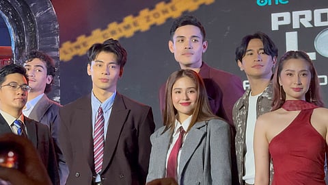 Director Xian Lim with Project Loki Lead Actors Dylan Menor and Jada Avanzado