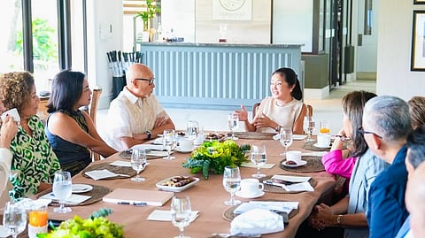 FIRST Lady Liza Araneta-Marcos (second from right) leads a board meeting of the Asian Cultural Council at Malacañang Park in Manila on 5 February 2026.