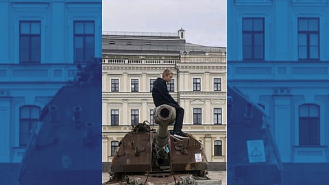 THEY kept going to school while missiles fell. Three and a half years later, this film dares the world to keep calling that “far away.”