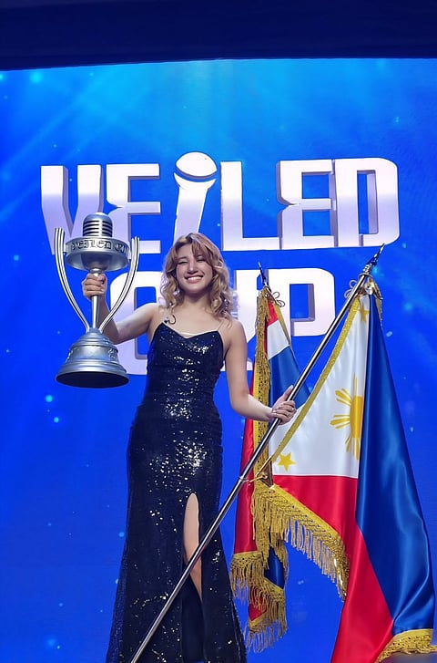 VEILED CUP champion Arabelle Dela Cruz. 