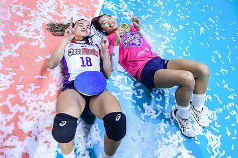 BEACH volleyball teammates Sisi Rondina and Bernadeth Pons will be at the opposing ends of the court when sister teams Creamline and Choco Mucho collide in the PVL All-Filipino Conference on Tuesday.    