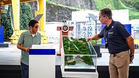 TOWARD reliable, affordable power for the Philippines President Ferdinand R. Marcos Jr., seen here with Aboitiz Equity Ventures CEO Sabin Aboitiz, leads the turnover of the Caliraya–Botocan–Kalayaan Hydroelectric Power Plants (inset) on 9 February, a step towards a more stable, modern and future-ready energy system. The CBK complex, one of Luzon’s largest hydropower facilities with a capacity of 797 megawatts, plays a key role in balancing electricity supply and supporting renewable energy integration.