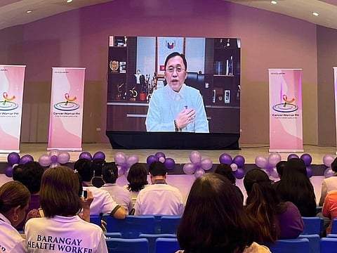 Bong Go receives health advocacy award on World Cancer Day