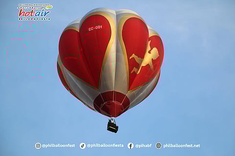 CUPID'S HEART. One of the hot air balloons that you will witness in the 26th  Philippine Hot Air Balloon Festival, fit for the Valentine's weekend  from 13-15 February 2026 at New Clark City in Capas, Tarlac. 