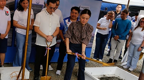 MANILA City Mayor Francisco ‘Isko Moreno’ Domagoso and Vice Mayor Chi Atienza lead the resumption of construction for the 10-story Ramon Magsaysay High School along España Boulevard on Tuesday. The modern facility will feature state-of-the-art laboratories, a library and a multipurpose hall.