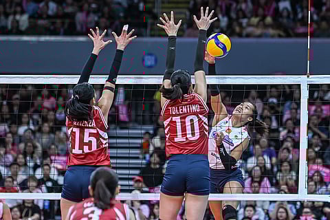 Bernadeth Pons puts in a triple-double effort in Creamline's four-set win over Choco Mucho in the 2026 PVL All-Filipino Conference.