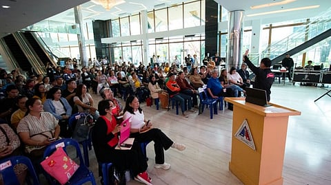 EMPOWERING small businesses More than 200 Quezon City nano-entrepreneurs laughed and learned in a learning session organized by BDO Foundation along with the Quezon City Small Business Cooperatives Development and Promotions Office Pambansang Wealth Coach Chinkee Tan as he shared tips on starting and growing a business and effectively managing finances.