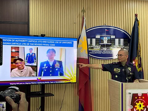 PNP eyes charges vs ‘Francis Leo Marcos’ over uniform issue