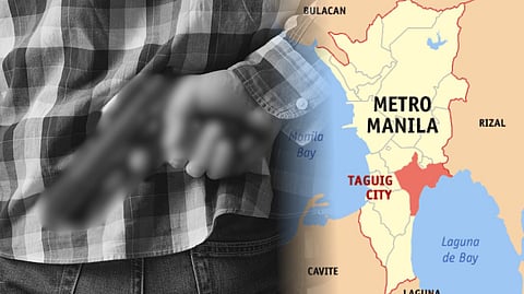 A 43-year-old man was arrested in a Taguig buy-bust operation for selling an unlicensed .45 pistol, with police filing charges under Republic Act 10591 and conducting ballistics tests.