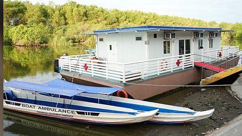 THE Pampanga Floating Hospital has conducted a dry run at the coastal barangays in the province on Wednesday to provide medical services.