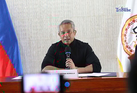 (February 12 2026) DILG Sec. Jonvic Remulla raised the bounty for gambling tycoon Atong Ang to P20 million, announced during a press-conference held in Quezon City on Thursday February 12 2026. Sec. Remulla also said they will filing cases to 40 former and current officials for bid-rigging and graft before the ombudsman and around 1000 BFP personnel may face complaint related to illegal activities. Photo/Analy Labor
