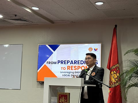 RESILIENCE IS A PART OF GOOD GOVERNANCE. Office of the Civil Defense Spokesperson Junie Castillo spoke during the University of the Asia and Pacific Center for Research and Communication’s Second Forum on Local Government entitled “Reimagining Local Governance: Digital Transformation for Local Development.”